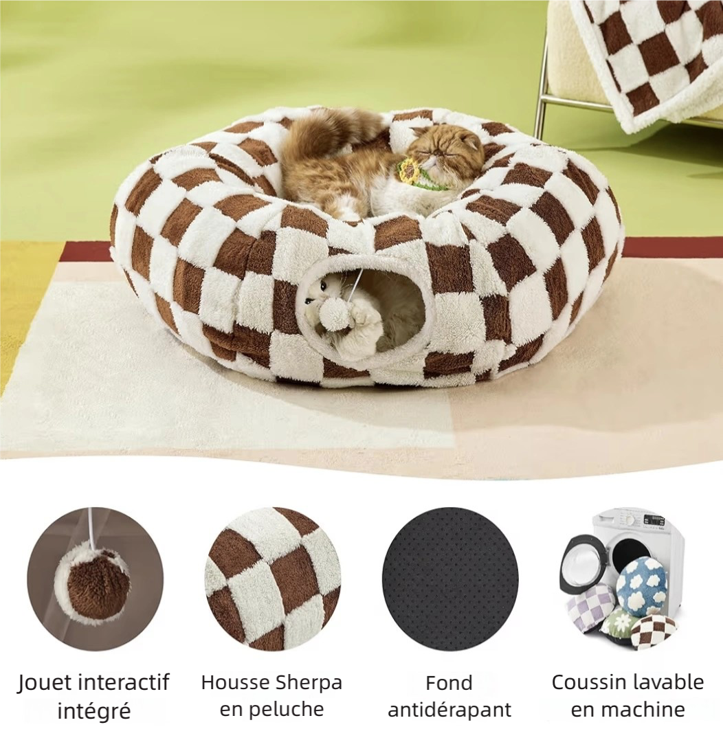 Nid Douillet™ – Le lit design pour chats exigeants
