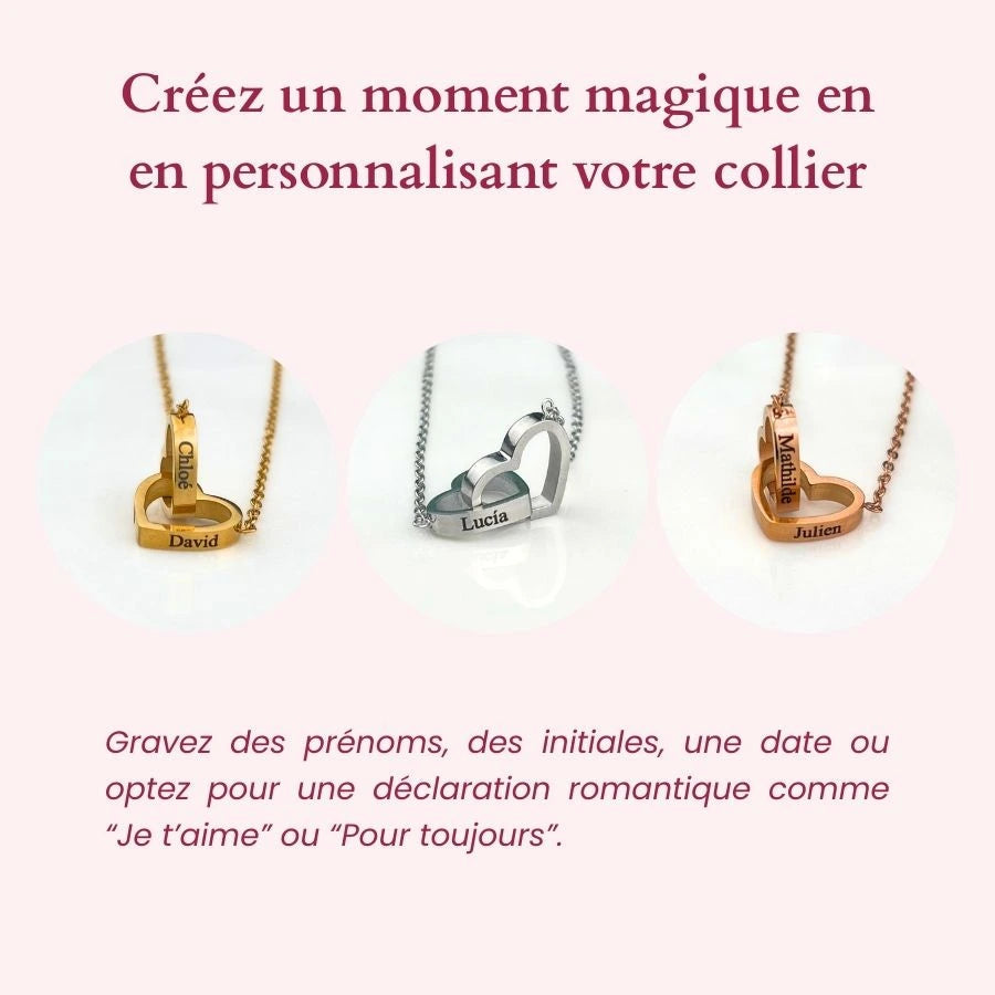 Ours Éternel & Collier Personnalisé