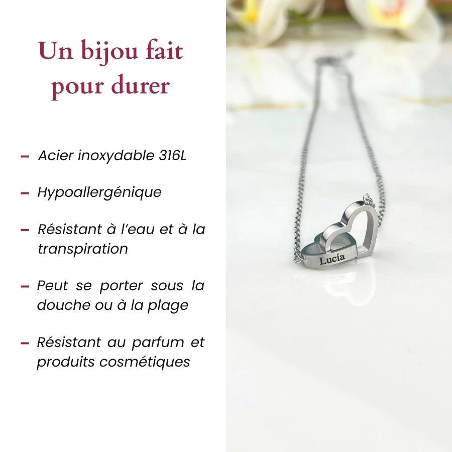 Ours Éternel & Collier Personnalisé