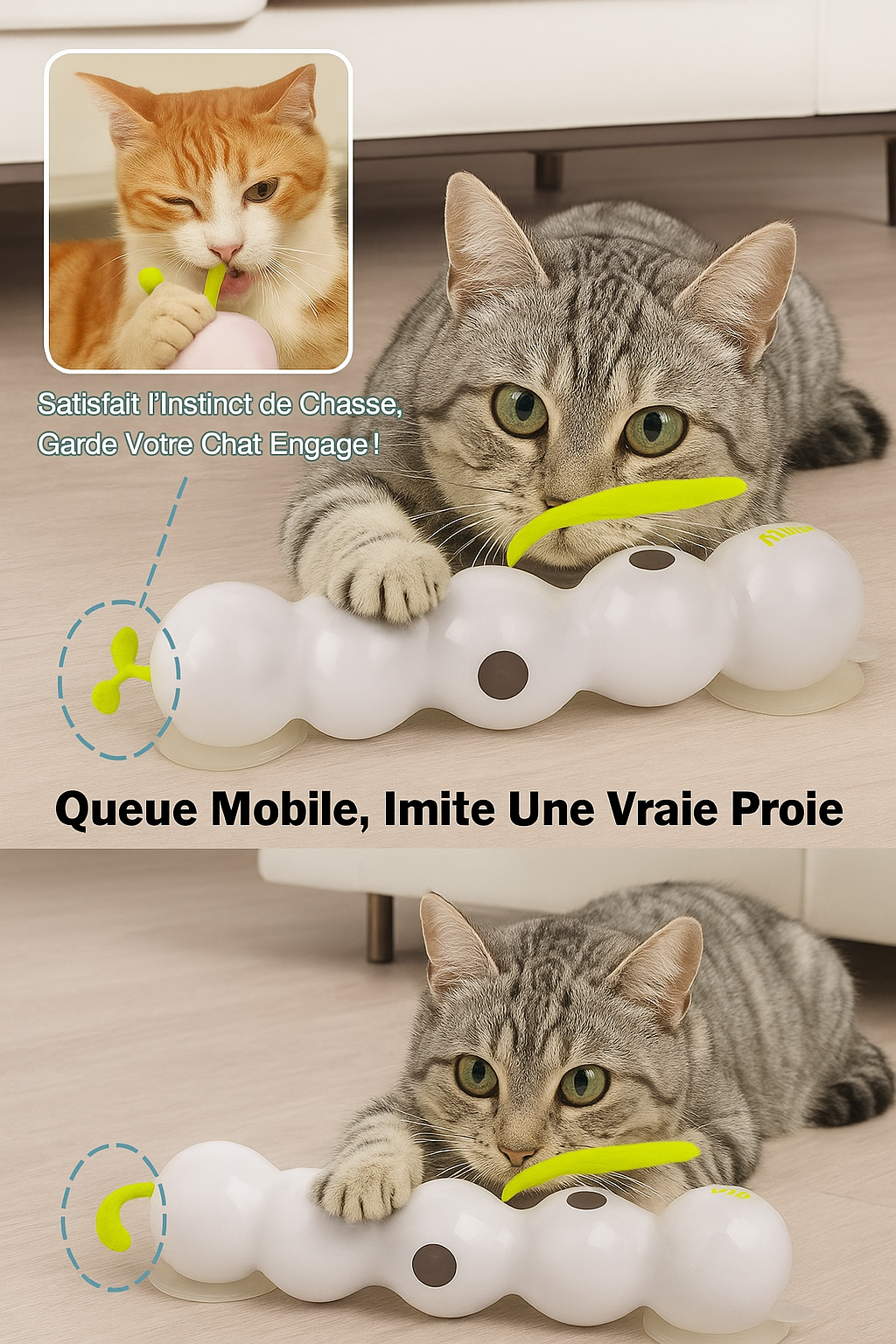 StimuliCat™ – La Chenille Intelligente Interactif Premium