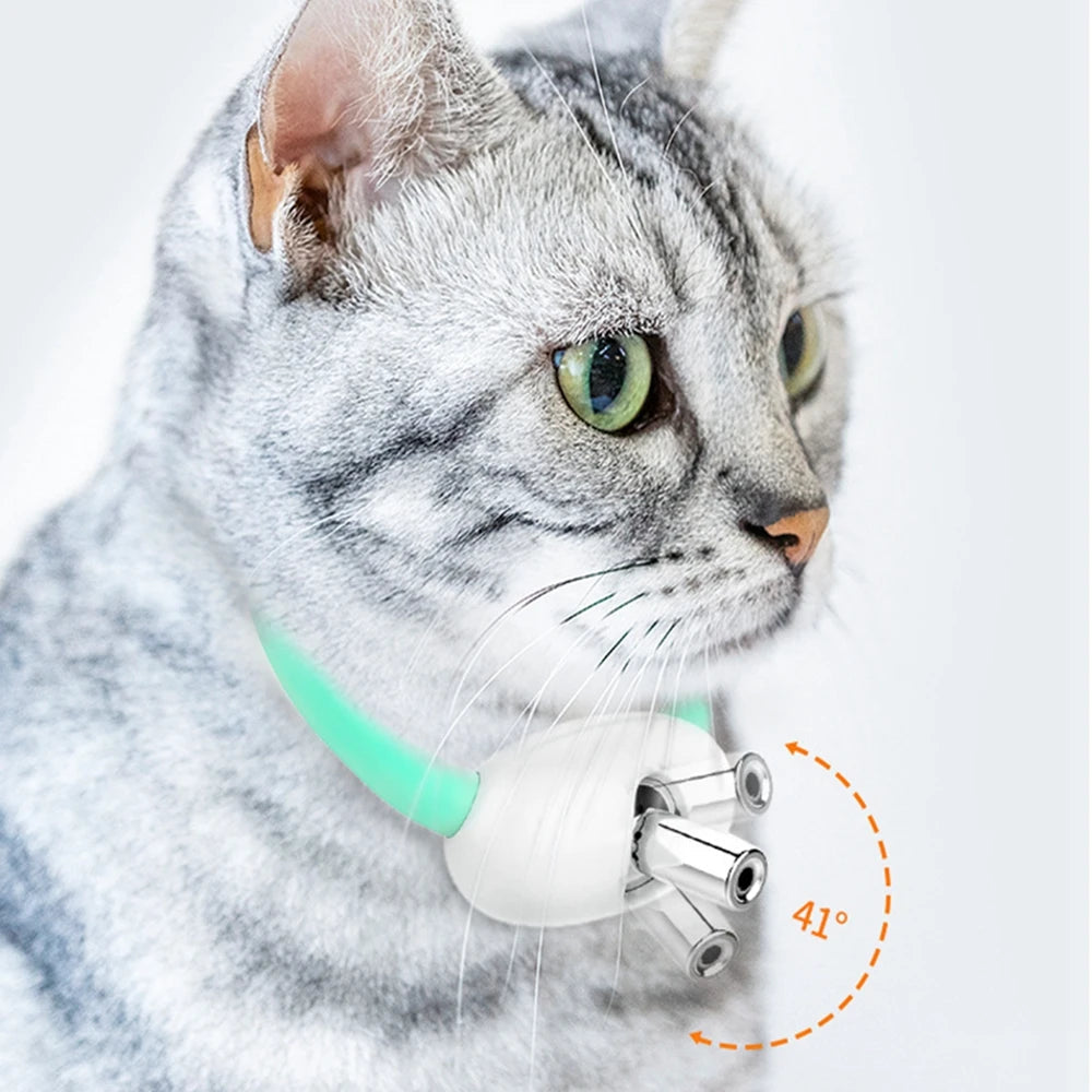 LaserPlay™ – ¡El collar inteligente que hace que tu gato se mueva!
