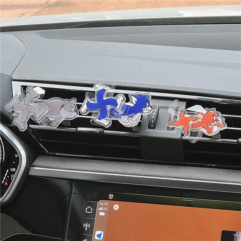 Decoración de coche de Tom y Jerry