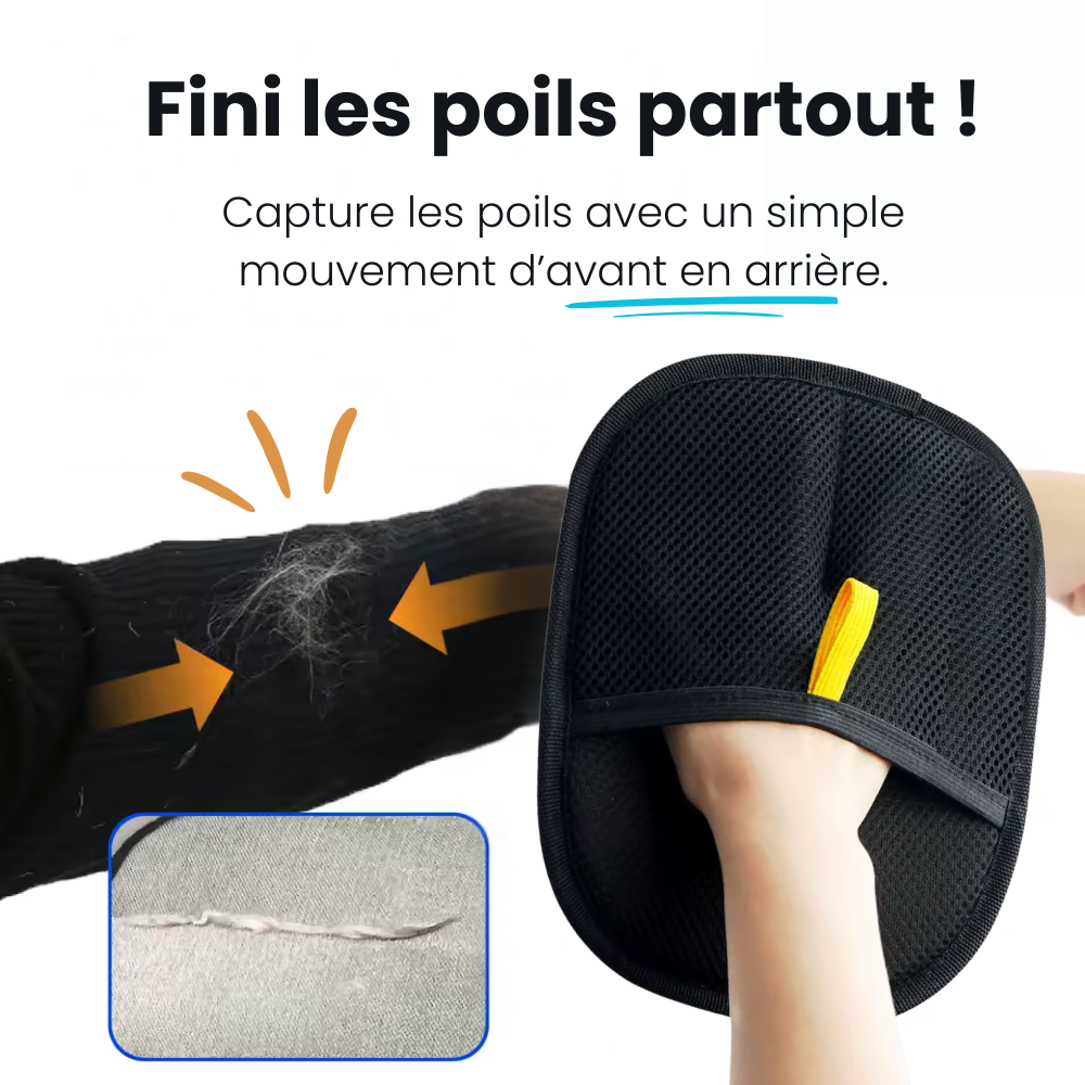 Gant de soin pour chiens et chats-anti poils et anti-saleté