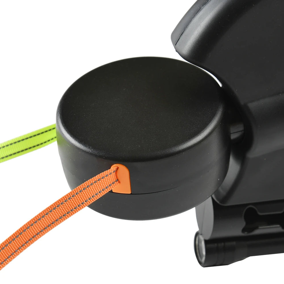 FLEXI-DOUBLE™ - Laisse double anti-enchevêtrement - Panier Pratique