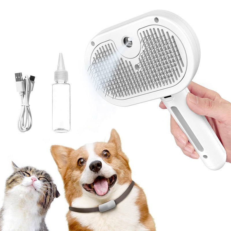 Brosse vapeur pour animaux , chiens et chats !