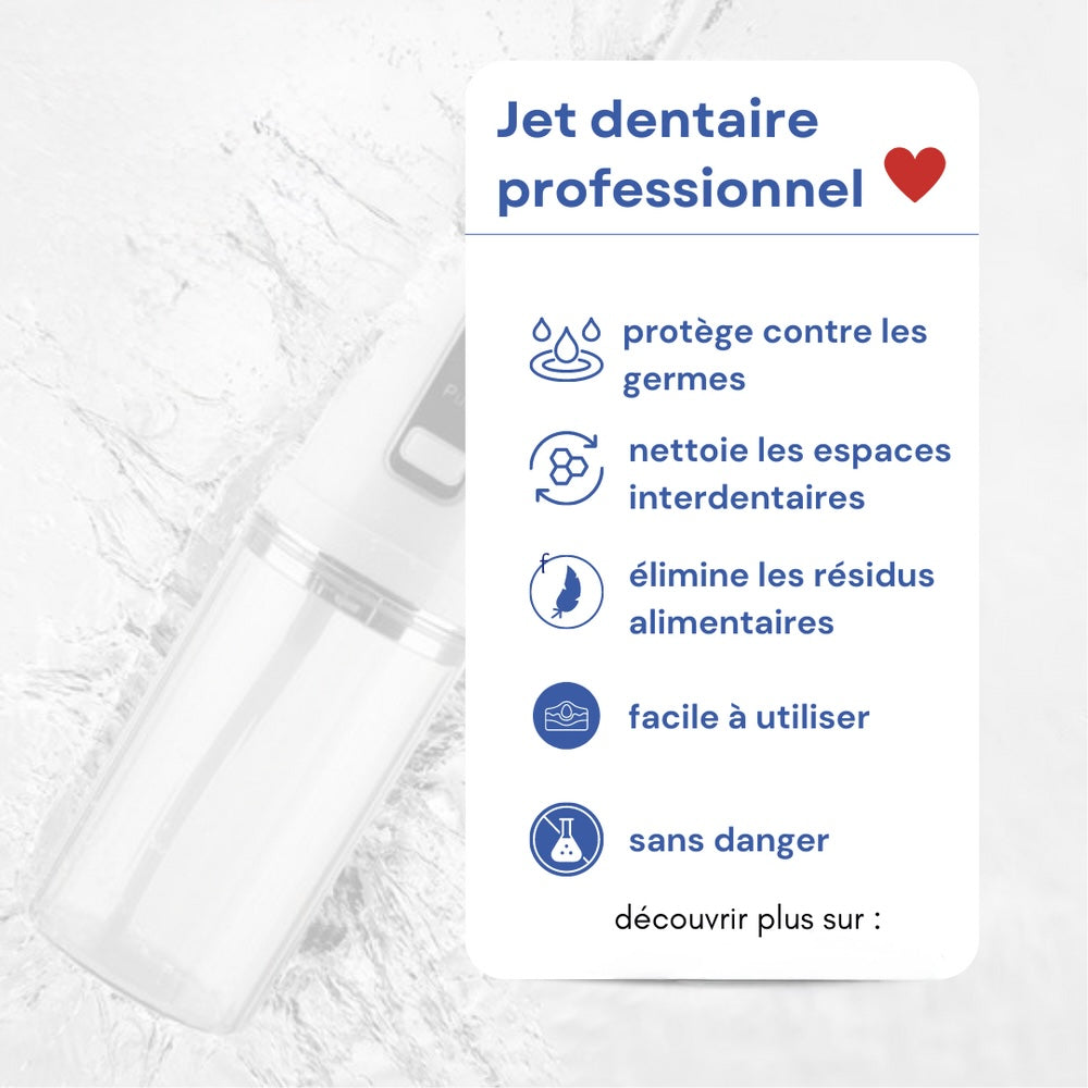 Pro™ Water Flosser – Say goodbye to limescale &amp; bad breath