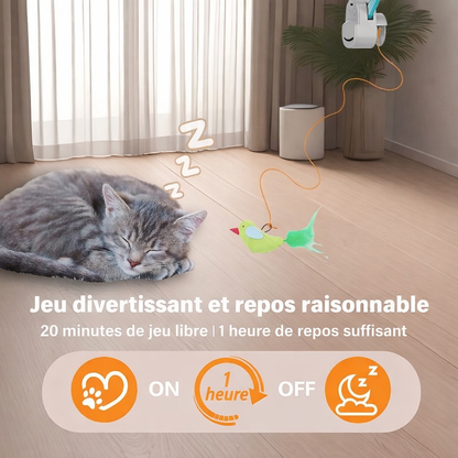 Jouet Intelligent pour Chat – Stimulation & Jeu Automatique
