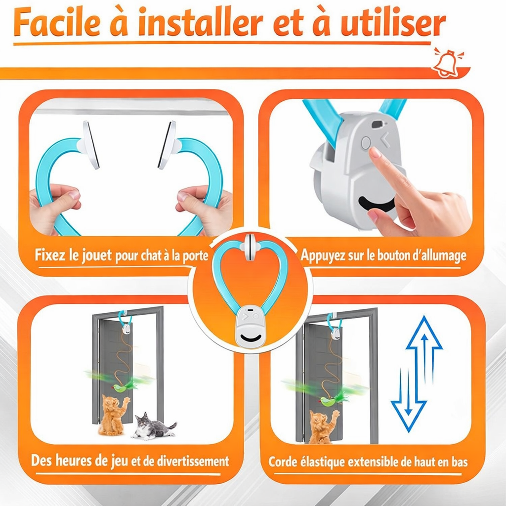Jouet Intelligent pour Chat – Stimulation & Jeu Automatique
