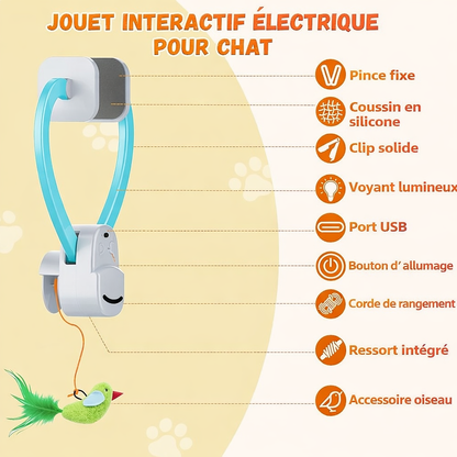 Jouet Intelligent pour Chat – Stimulation & Jeu Automatique