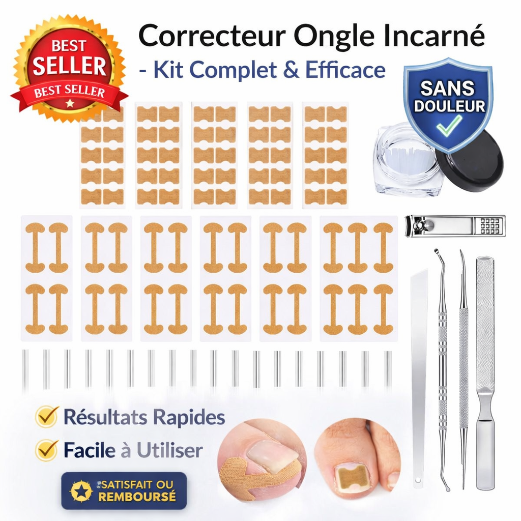 Kit Anti-Ongle Incarné – Soulagement Sans Douleur