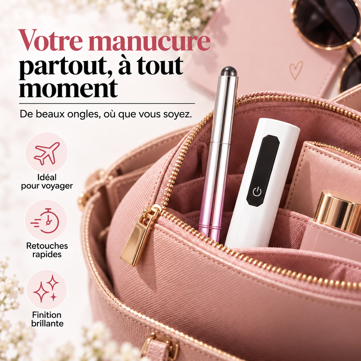 ManiNomade — Kit de manucure gel de poche