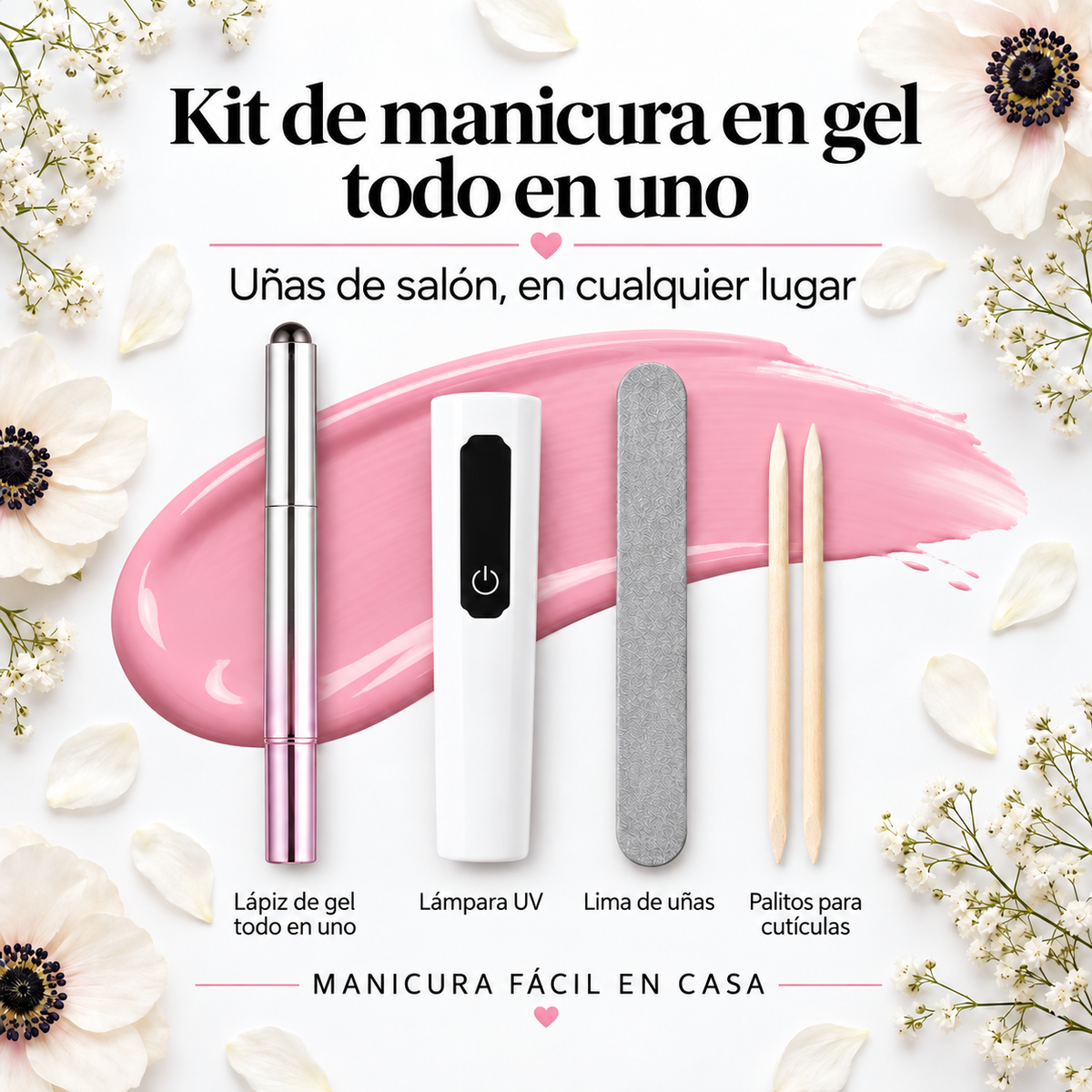 ManiNomade — Kit de manicura de gel de bolsillo