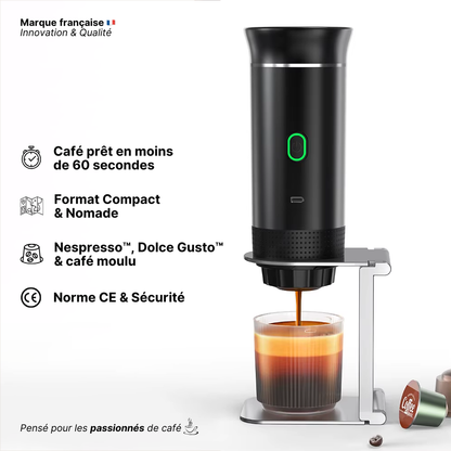 ExpressCoffee™ - Votre Cafetière Électrique de Voyage