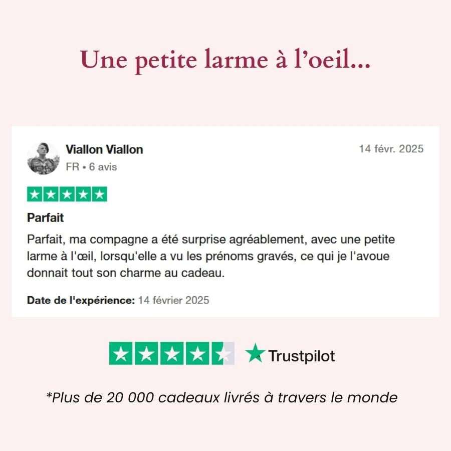 Ours Éternel & Collier Personnalisé