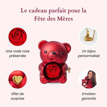 Ours Éternel & Collier Personnalisé