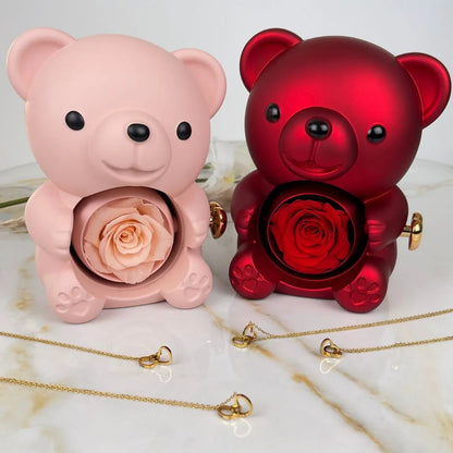 Ours Éternel & Collier Personnalisé